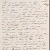 Unidentified sender to Jane Porter, autograph letter signed