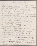 Unidentified sender to Jane Porter, autograph letter signed