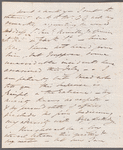 Unidentified sender to Jane Porter, autograph letter signed