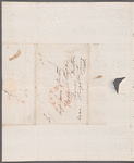 Unidentified sender to Jane Porter, autograph letter signed
