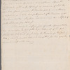 Christopher Chrishop to Miss Porter, autograph letter signed