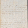 Constance Smith to "My dear Sir," autograph letter signed