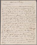 Sir William Sidney Smith to "Dear Madam," autograph letter signed