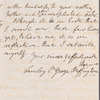 Sir Lumley St. George Skeffington to Jane Porter, autograph letter signed