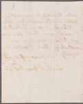 Sir Lumley St. George Skeffington to Jane Porter, autograph letter signed