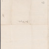 Charles William Doyle to Miss Porter, autograph letter signed