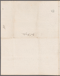 Charles William Doyle to Miss Porter, autograph letter signed