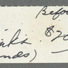 Petty cash receipts for 1973 tour