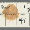 Petty cash receipts for 1973 tour