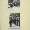Two Photographs] Polish Underground Army, May, 1943. The 9th Infantry Regt., [?]anosc, in battle.  Poland, 1944 Polish Underground Army. A partisan group ready for action.
