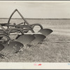 Gang plow. Pine Ridge, Nebraska