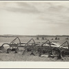 Gang plow of type that broke up forest land for farming. Pine Ridge project, Nebraska