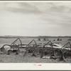 Gang plow of type that broke up forest land for farming. Pine Ridge project, Nebraska