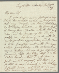 Jane Porter to John Taylor, autograph letter signed