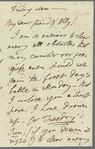 Jane Porter to John Taylor, autograph letter signed