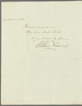 William Frederick, Duke of Gloucester to Jane Porter, autograph letter signed