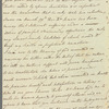 Charles James to Mrs. Porter, autograph letter signed