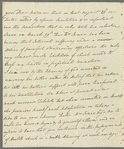 Charles James to Mrs. Porter, autograph letter signed