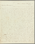 Edmund Lenthal Swifte to Miss Porter, autograph letter signed