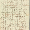 Charles James to Mrs. Porter, autograph letter signed