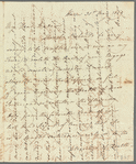 Charles James to Mrs. Porter, autograph letter signed