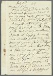 Jane Porter to Peter Moore, autograph letter