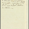 Jane Porter to Peter Moore, autograph letter