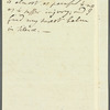 Jane Porter to Peter Moore, autograph letter