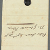Jane Porter to Peter Moore, autograph letter