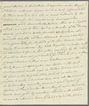 Charles James to Mrs. Porter, autograph letter signed