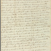 Charles James to Mrs. Porter, autograph letter signed