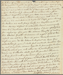 Charles James to Mrs. Porter, autograph letter signed