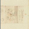 Sir Robert Liston to Jane Porter, autograph letter signed