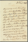 Catherine Maria Bury, Lady Charleville to Miss Porter, autograph letter signed