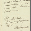 Catherine Maria Bury, Lady Charleville to Miss Porter, autograph letter signed