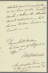 Catherine Maria Bury, Lady Charleville to Miss Porter, autograph letter signed
