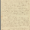 Saith Satoore to Miss Porter, autograph letter signed