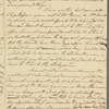 Saith Satoore to Miss Porter, autograph letter signed