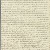Charles James to Mrs. Porter, autograph letter signed