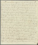 Charles James to Mrs. Porter, autograph letter signed