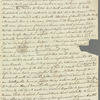 Charles James to Mrs. Porter, autograph letter signed