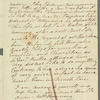 Robert Brunning to Mrs. Porter, autograph letter signed