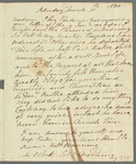 Robert Brunning to Mrs. Porter, autograph letter signed