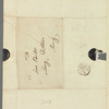 Robert Brunning to Mrs. Porter, autograph letter signed