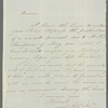 Charles Dod to Princess Zinaida Aleksandrovna Volkonskaya, autograph letter signed