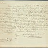 L. T. Ventouillac to "Madam," autograph letter signed