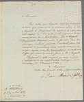 Prince Aleksandr Nikolaevich Golitsyn to Robert Ker Porter, autograph letter signed