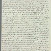 Charles James to Mrs. Porter, autograph letter signed