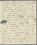 Unidentified sender to Anna Maria Porter, autograph letter signed