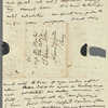 Unidentified sender to Anna Maria Porter, autograph letter signed